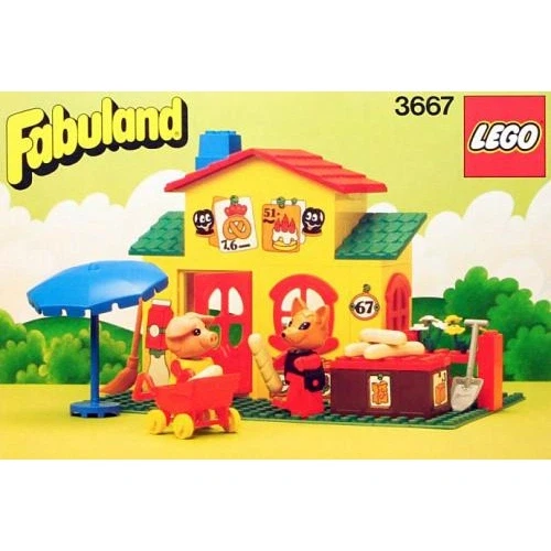 LEGO® Fabuland Pat and Freddy's Shop 3667 (1/1) LEGO® Fabuland Pat and Freddy's Shop 3667 (1/1)