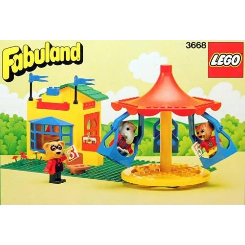 LEGO® Fabuland Merry-Go-Round with Ticket Booth 3668 (1/1) LEGO® Fabuland Merry-Go-Round with Ticket Booth 3668 (1/1)