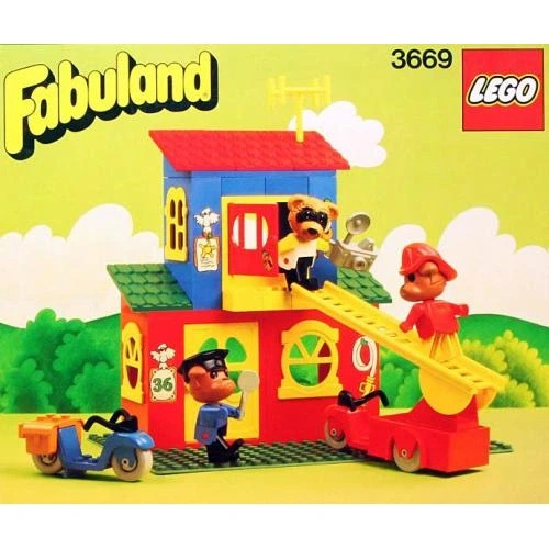 LEGO® Fabuland Fire Station 3669 (1/1) LEGO® Fabuland Fire Station 3669 (1/1)