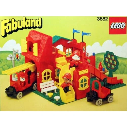 LEGO® Fabuland Fire Station 3682 (1/1) LEGO® Fabuland Fire Station 3682 (1/1)