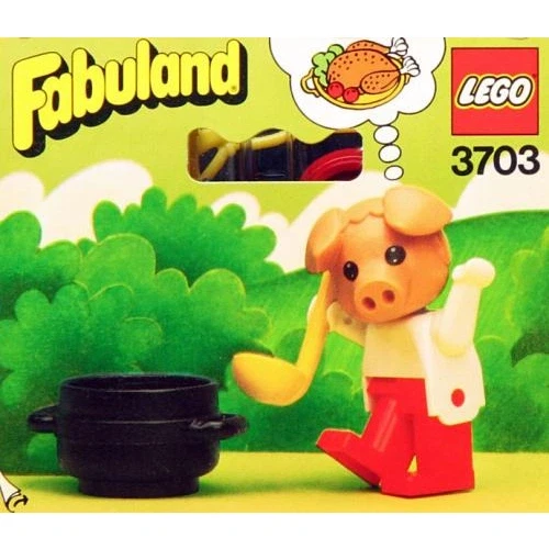 LEGO® Fabuland Peter Pig the Cook 3703 (1/1) LEGO® Fabuland Peter Pig the Cook 3703 (1/1)