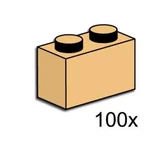 LEGO® Bulk Bricks 1x2 Tan Bricks 3727 (1/1)
