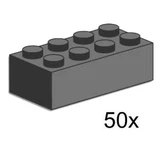 LEGO® Bulk Bricks 2x4 Dark Grey Bricks 3729 (1/1)