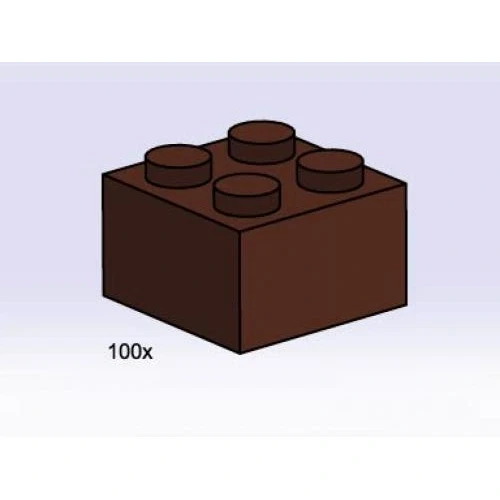 LEGO® Bulk Bricks 2x2 Brown Bricks 3753 (1/1) LEGO® Bulk Bricks 2x2 Brown Bricks 3753 (1/1)