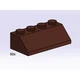 2x4 Roof Tiles Steep Sloped Brown 3755 thumbnail-0