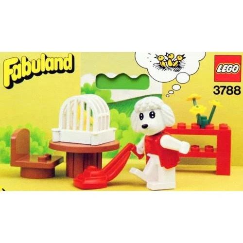 LEGO® Fabuland Paulette Poodles' Living Room 3788 (1/1) LEGO® Fabuland Paulette Poodles' Living Room 3788 (1/1)