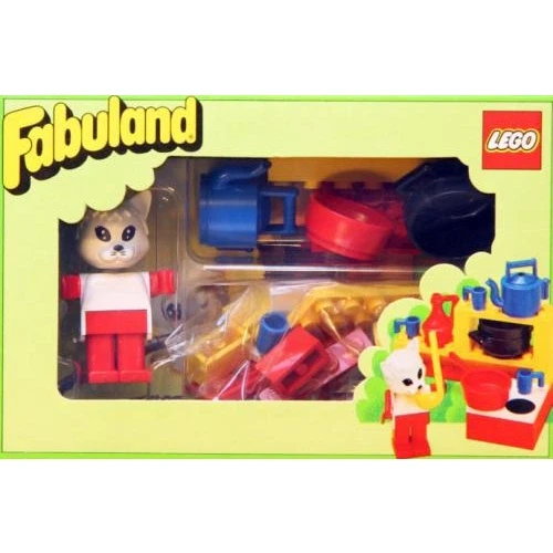 LEGO® Fabuland Catherine Cat in her Kitchen 3795 (1/1) LEGO® Fabuland Catherine Cat in her Kitchen 3795 (1/1)