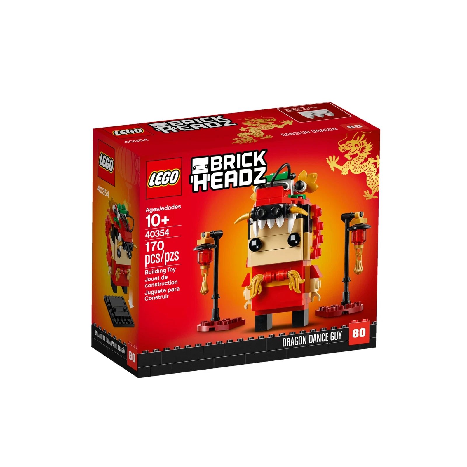 LEGO® BrickHeadz Danseur dragon 40354 (1/5) LEGO® BrickHeadz Danseur dragon 40354 (1/5)