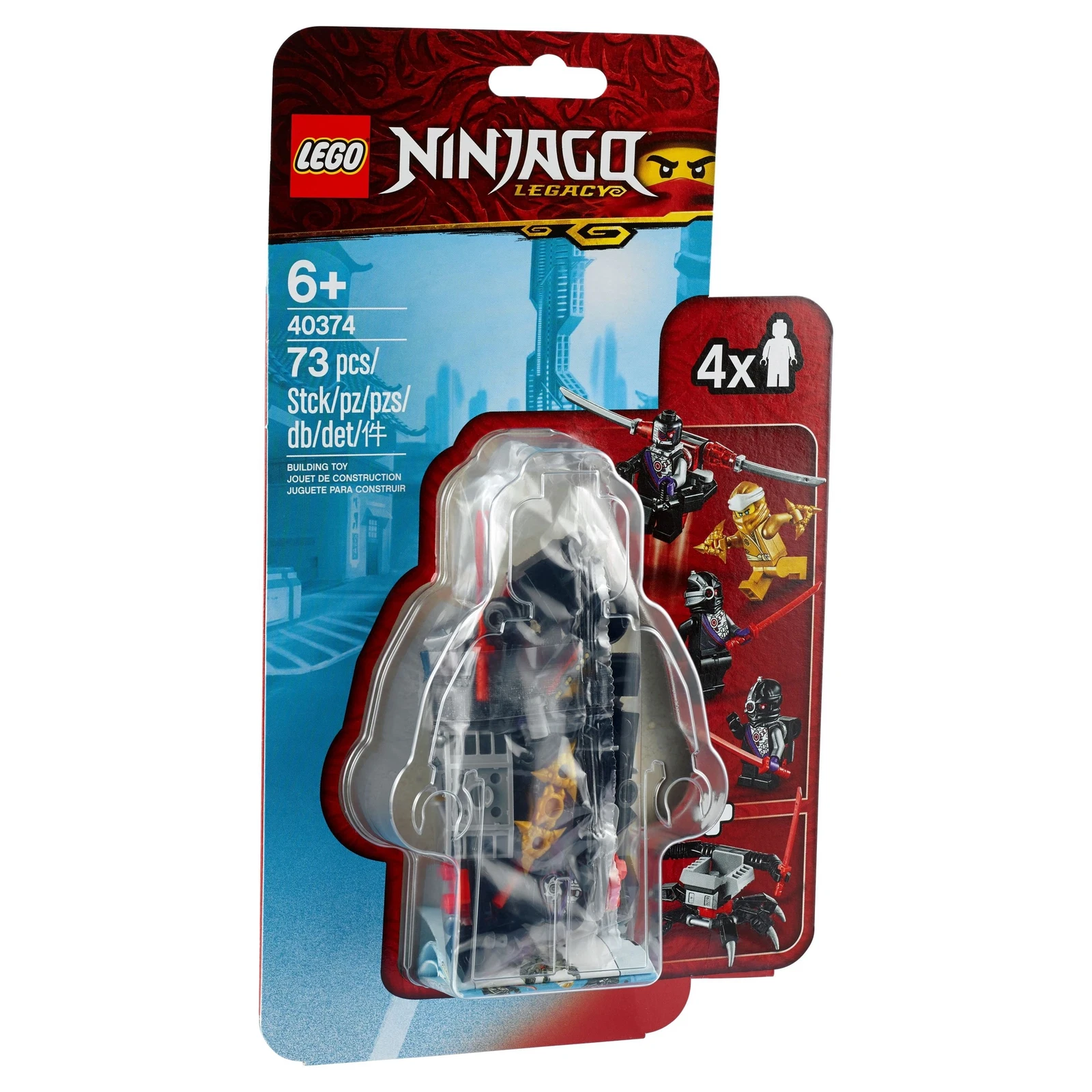 LEGO® NINJAGO® Gouden Zane MF accessoireset 40374 (1/4) LEGO® NINJAGO® Gouden Zane MF accessoireset 40374 (1/4)