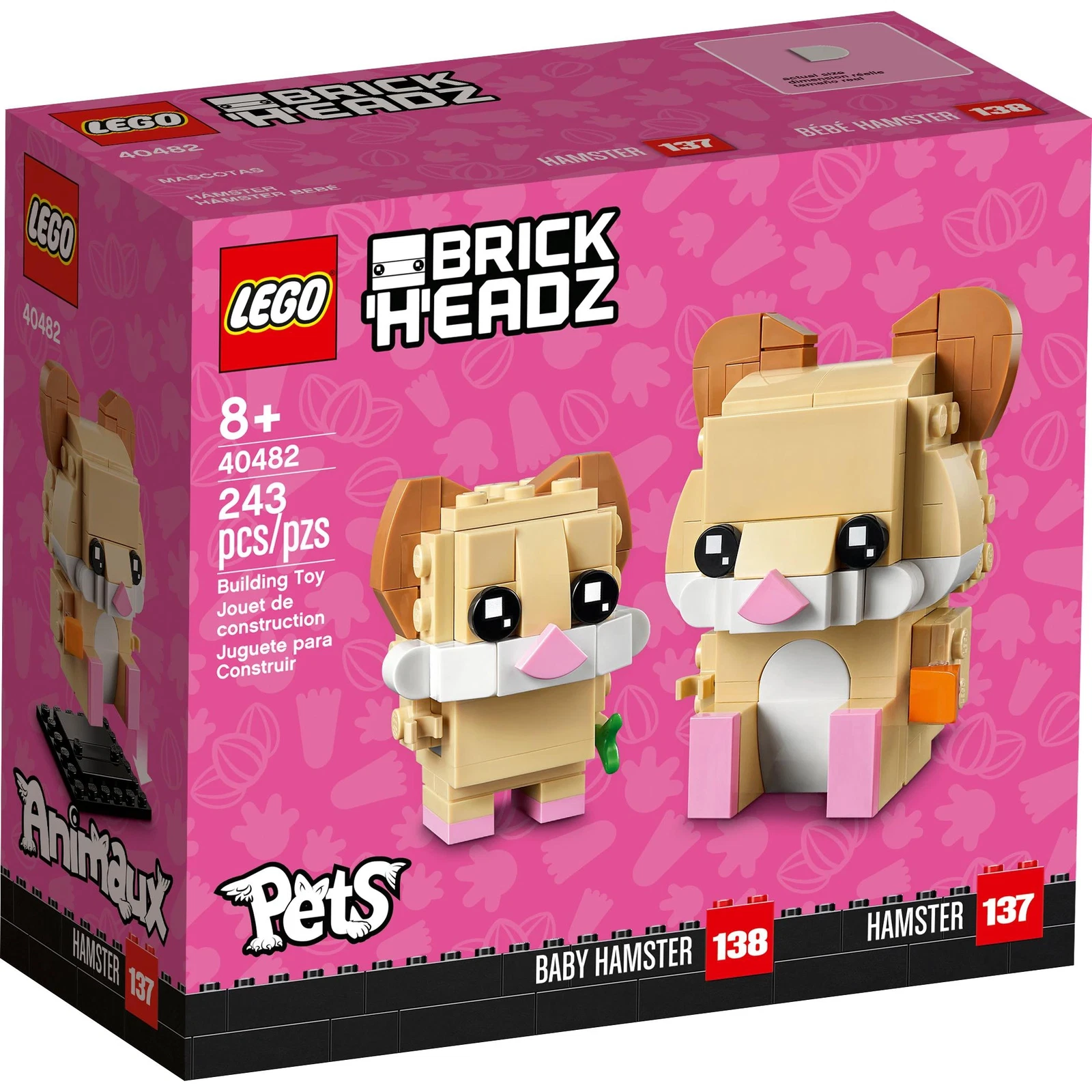LEGO® BrickHeadz Hamster 40482 (1/6) LEGO® BrickHeadz Hamster 40482 (1/6)