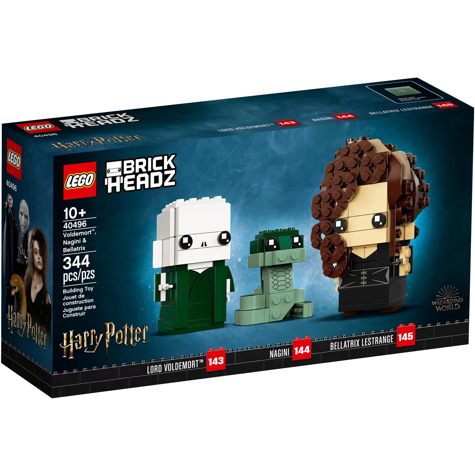 LEGO® BrickHeadz Voldemort™, Nagini & Bellatrix 40496 (1/6) LEGO® BrickHeadz Voldemort™, Nagini & Bellatrix 40496 (1/6)