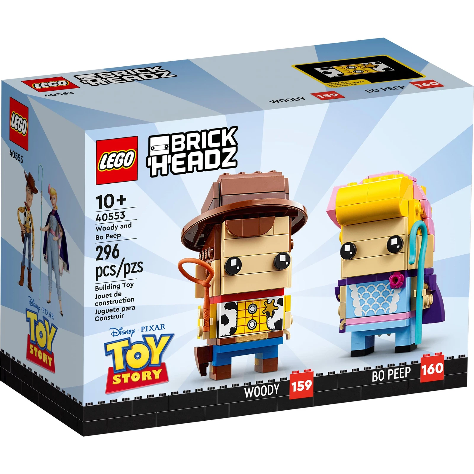 LEGO® BrickHeadz Woody and Bo Peep 40553 (1/7) LEGO® BrickHeadz Woody and Bo Peep 40553 (1/7)