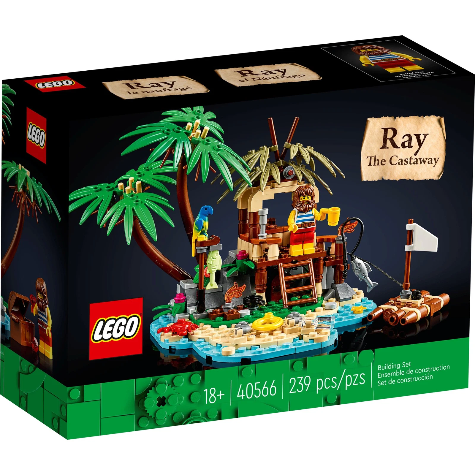 LEGO® Miscellaneous Ray the Castaway 40566 (1/3) LEGO® Miscellaneous Ray the Castaway 40566 (1/3)