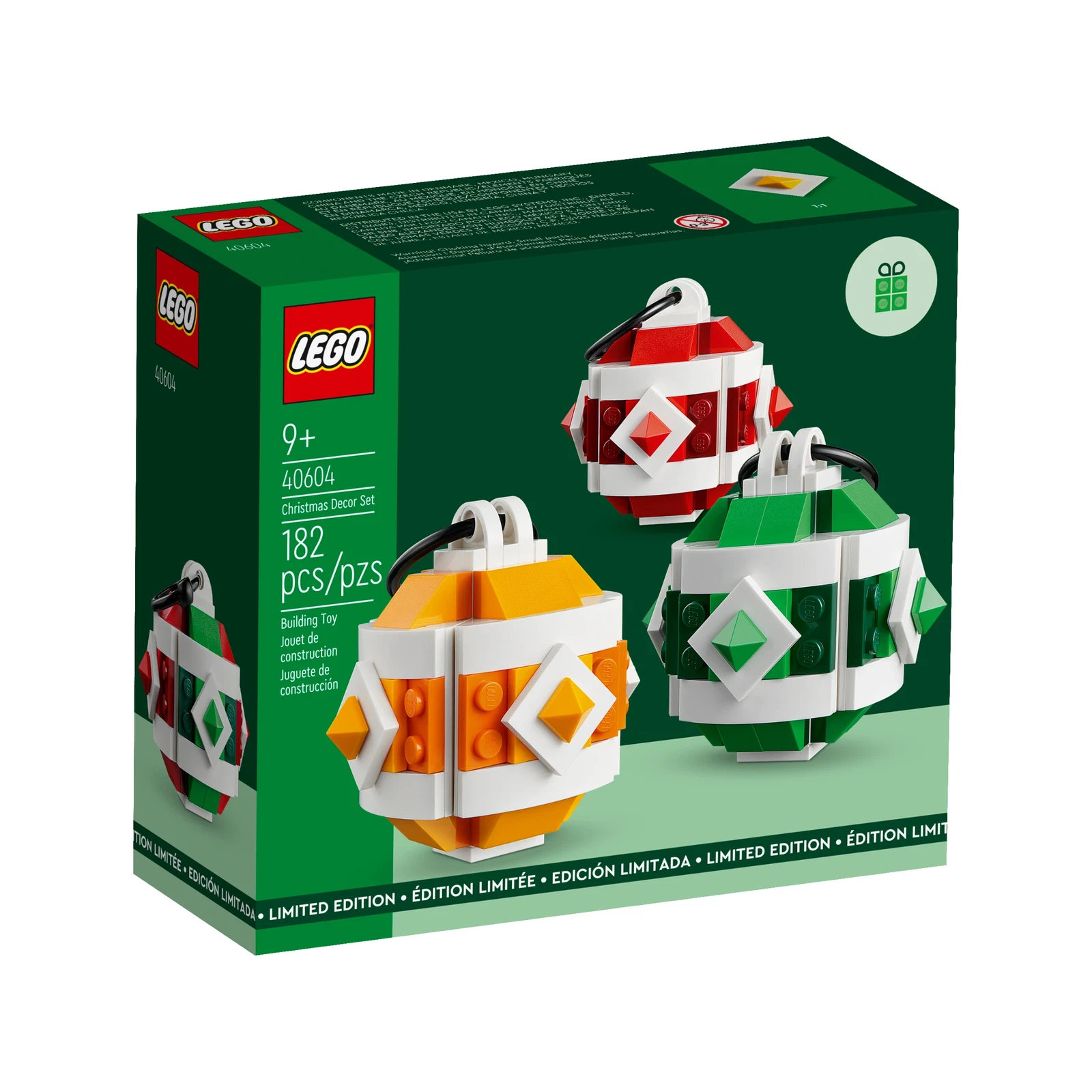 マーレ。 LEGO 40604 Christmas Decor Set | BrickEconomy