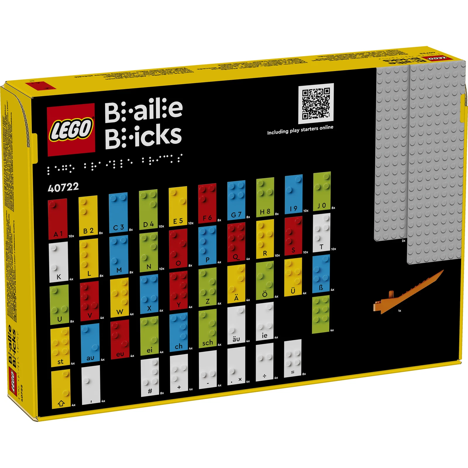 LEGO® Sonstiges Spielspaß mit Braille - Deutsches Alphabet 40722 (1/7) LEGO® Sonstiges Spielspaß mit Braille - Deutsches Alphabet 40722 (1/7)