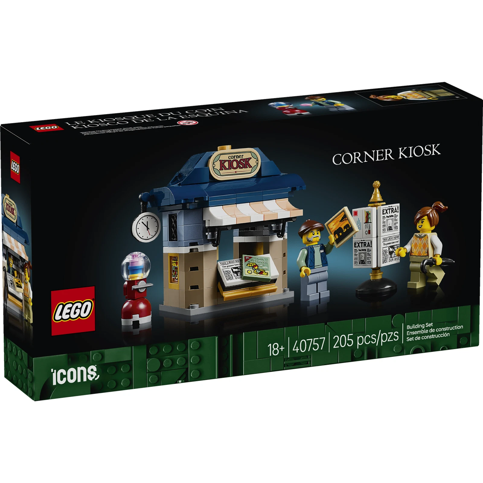 ヤスコ LEGO® Corner Kiosk 40757 | 🇺🇸 Price Comparison