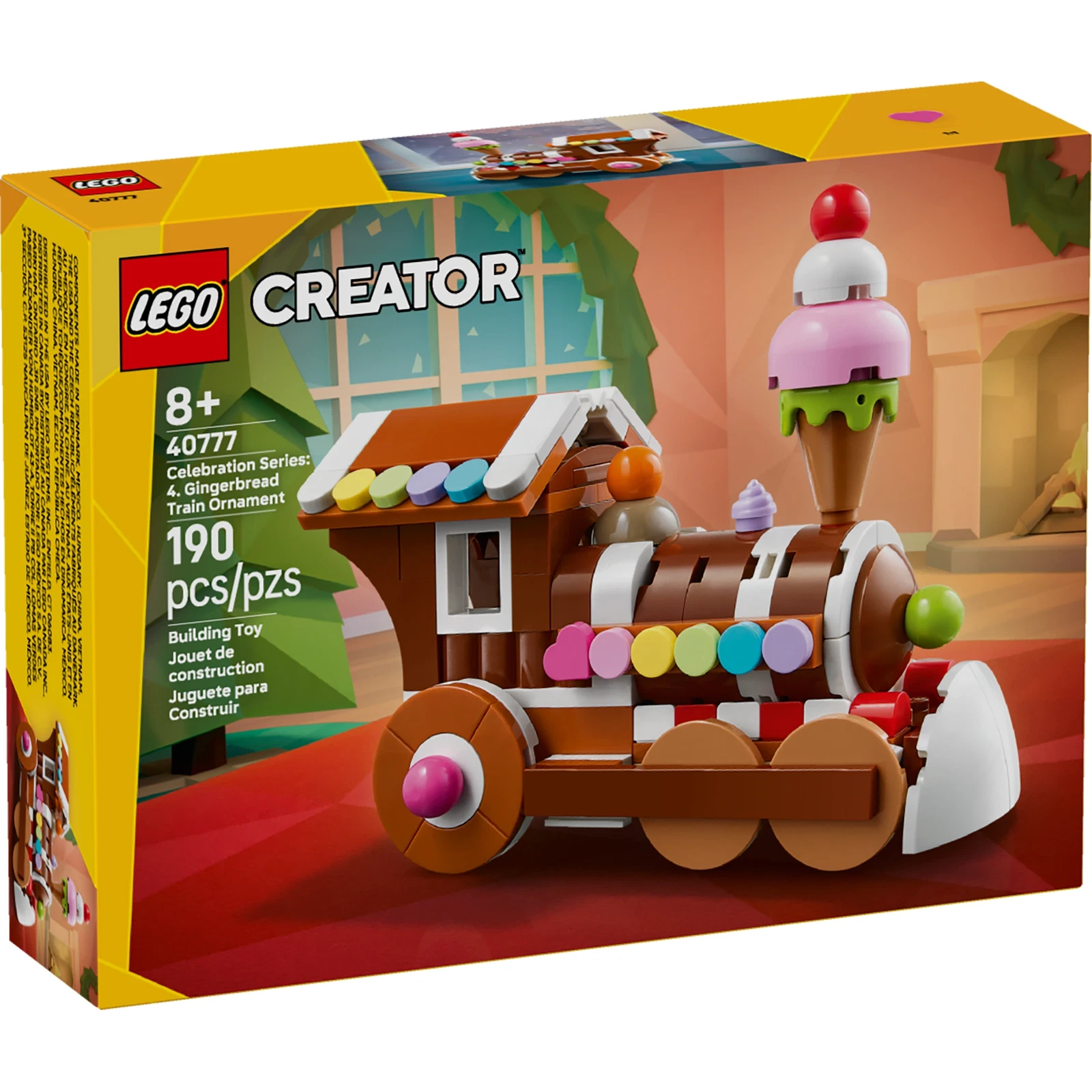 LEGO® Promotional Celebration Series: Gingerbread Train Ornament 40777 (1/4) LEGO® Promotional Celebration Series: Gingerbread Train Ornament 40777 (1/4)