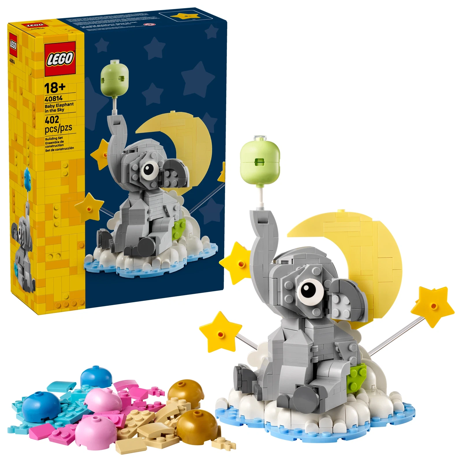 LEGO® Divers Le bébé éléphant dans le ciel 40814 (1/8) LEGO® Divers Le bébé éléphant dans le ciel 40814 (1/8)