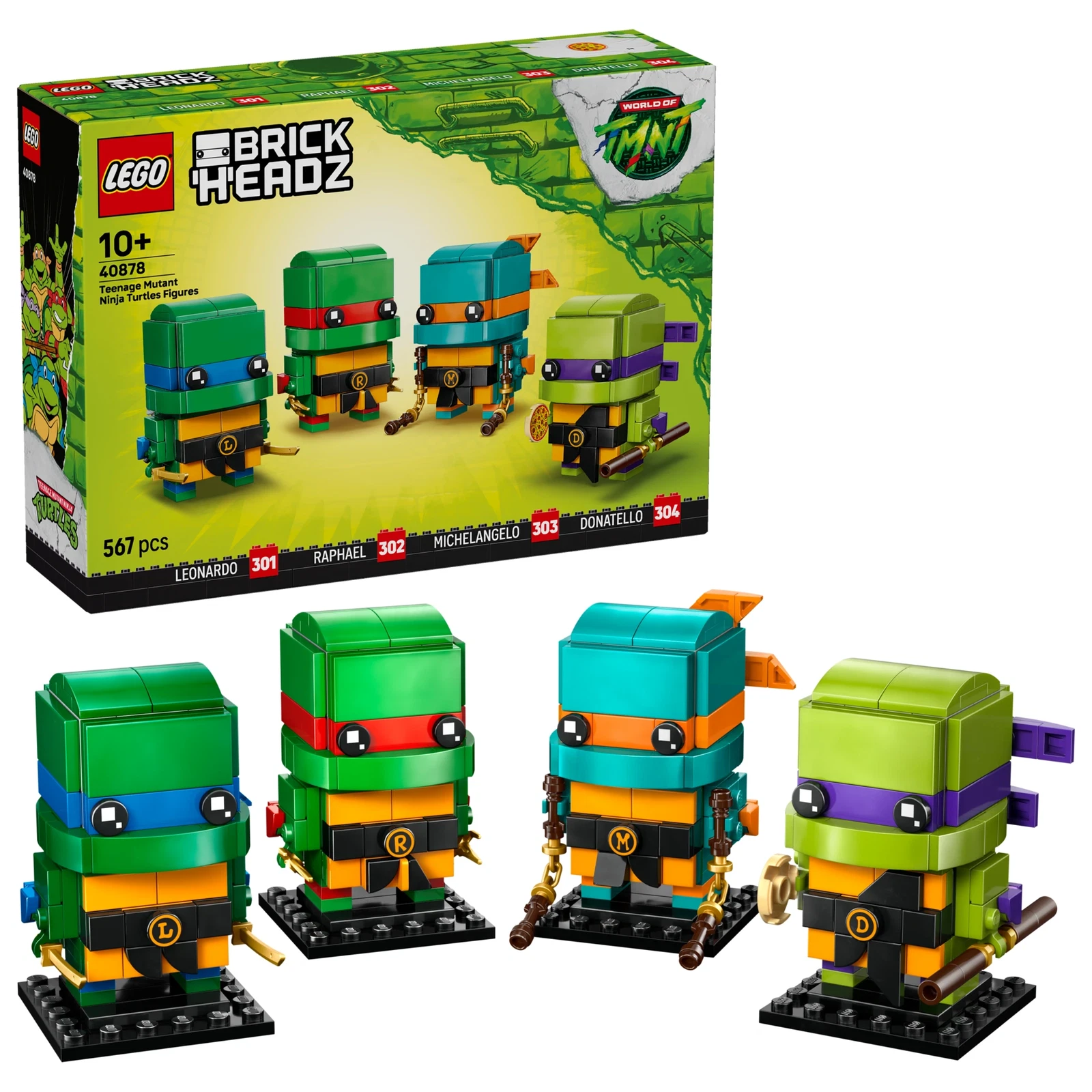 LEGO® BrickHeadz Teenage Mutant Ninja Turtles Figuren 40878 (1/13) LEGO® BrickHeadz Teenage Mutant Ninja Turtles Figuren 40878 (1/13)