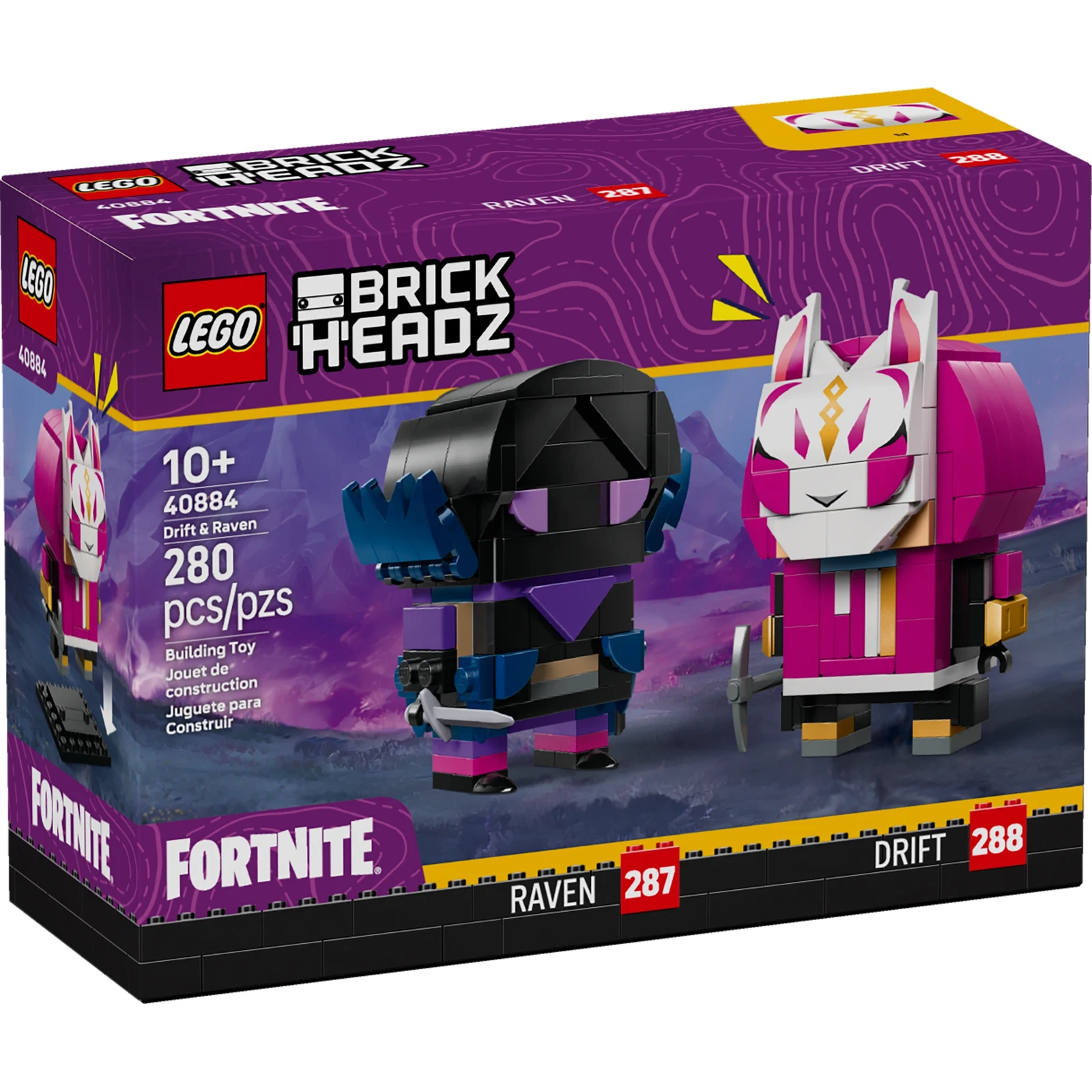 LEGO® Fortnite Drift und Raven Figuren 40884 (1/3) LEGO® Fortnite Drift und Raven Figuren 40884 (1/3)