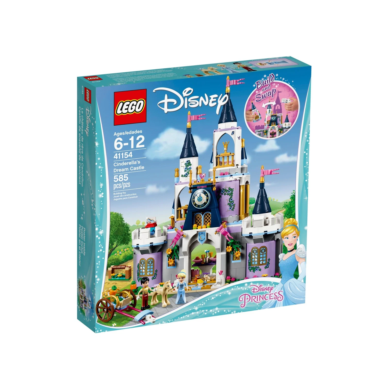 LEGO® Disney™ Assepoesters droomkasteel 41154 (1/11) LEGO® Disney™ Assepoesters droomkasteel 41154 (1/11)
