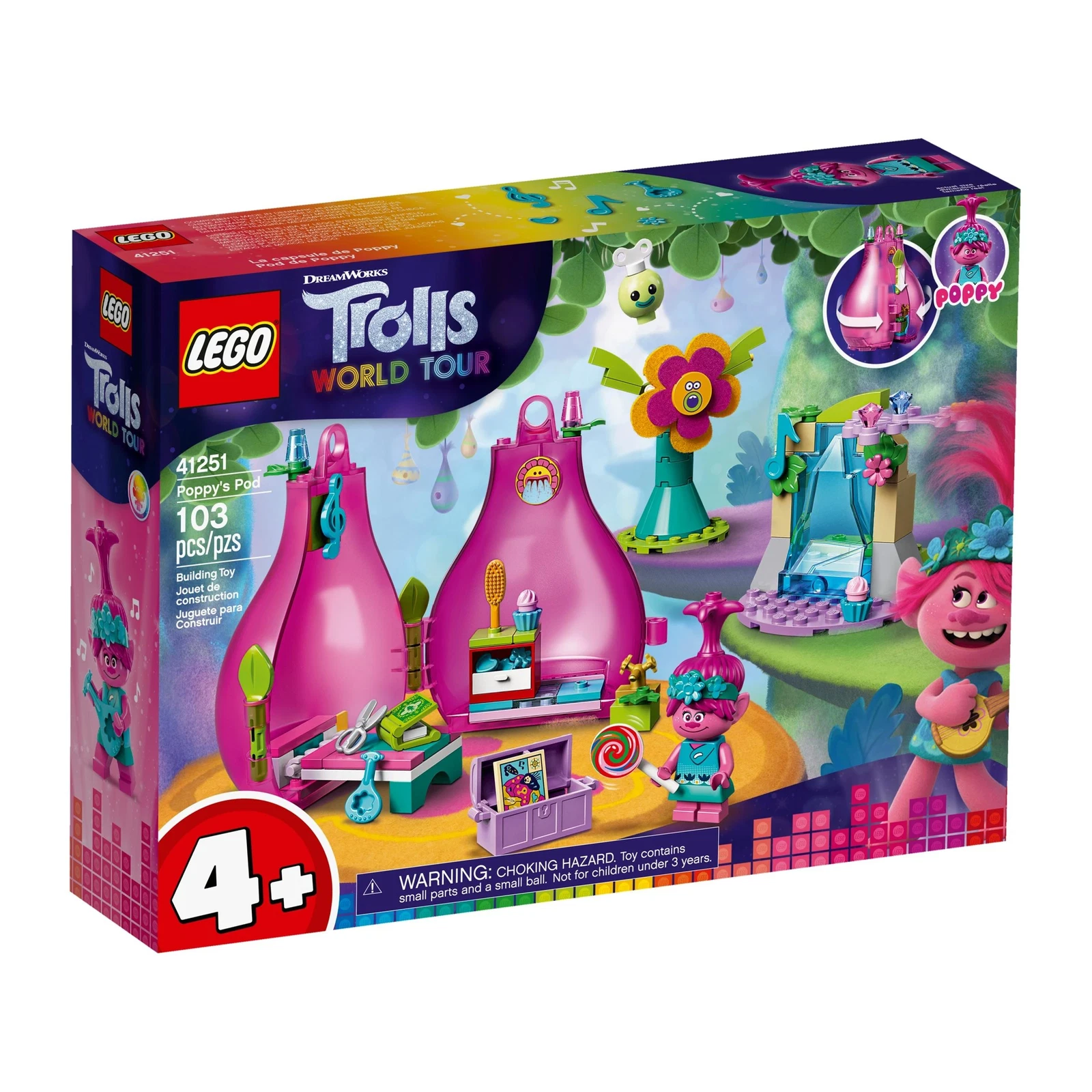 LEGO® Trolls World Tour La capsule de Poppy 41251 (1/9) LEGO® Trolls World Tour La capsule de Poppy 41251 (1/9)