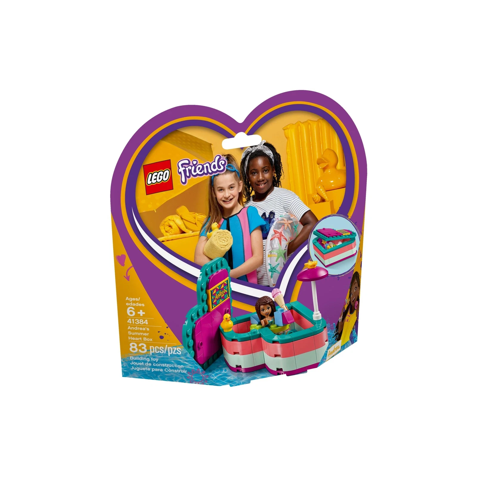LEGO® Friends Andrea's hartvormige zomerdoos 41384 (1/7) LEGO® Friends Andrea's hartvormige zomerdoos 41384 (1/7)