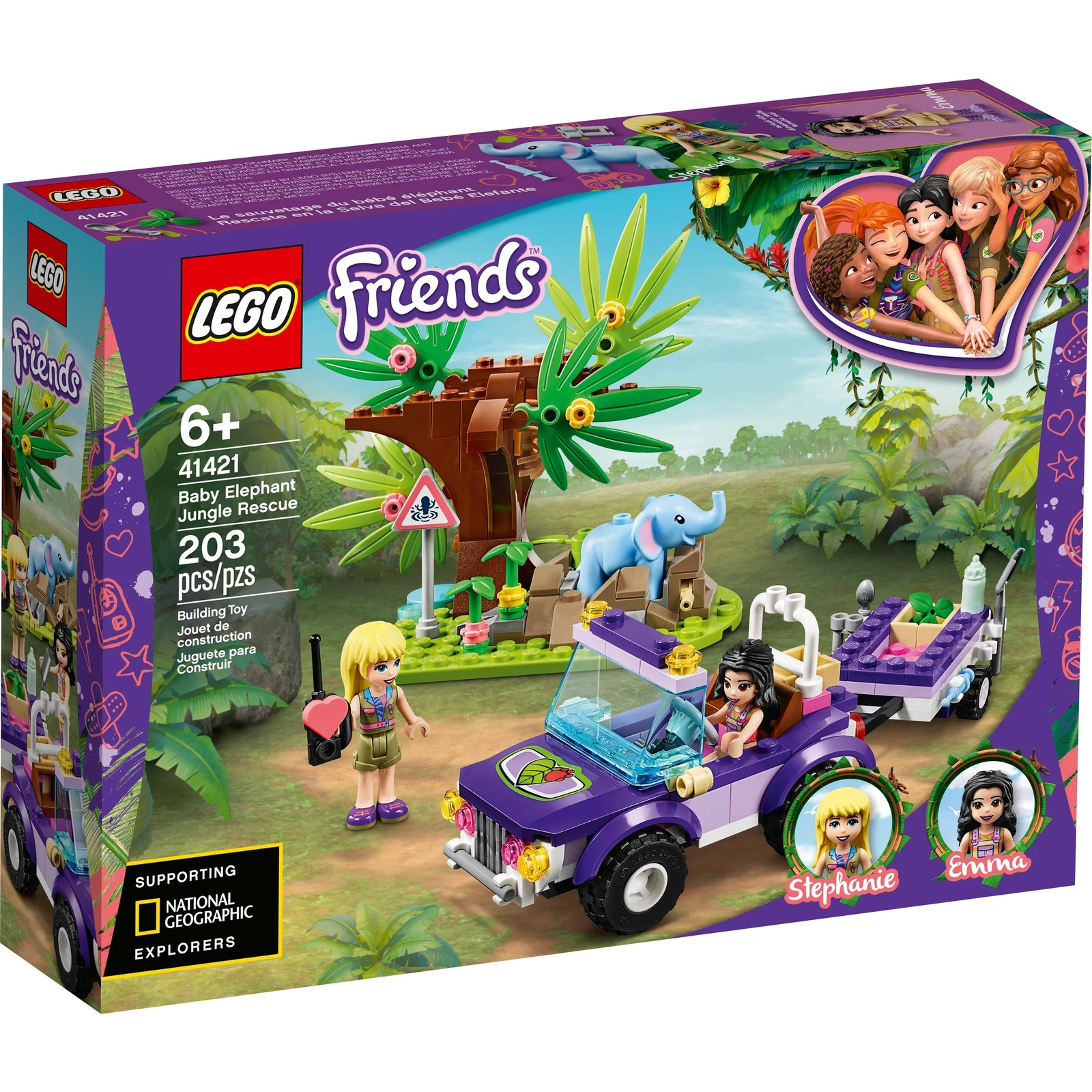 LEGO® Friends Rettung des Elefantenbabys mit Transporter 41421 (1/12) LEGO® Friends Rettung des Elefantenbabys mit Transporter 41421 (1/12)