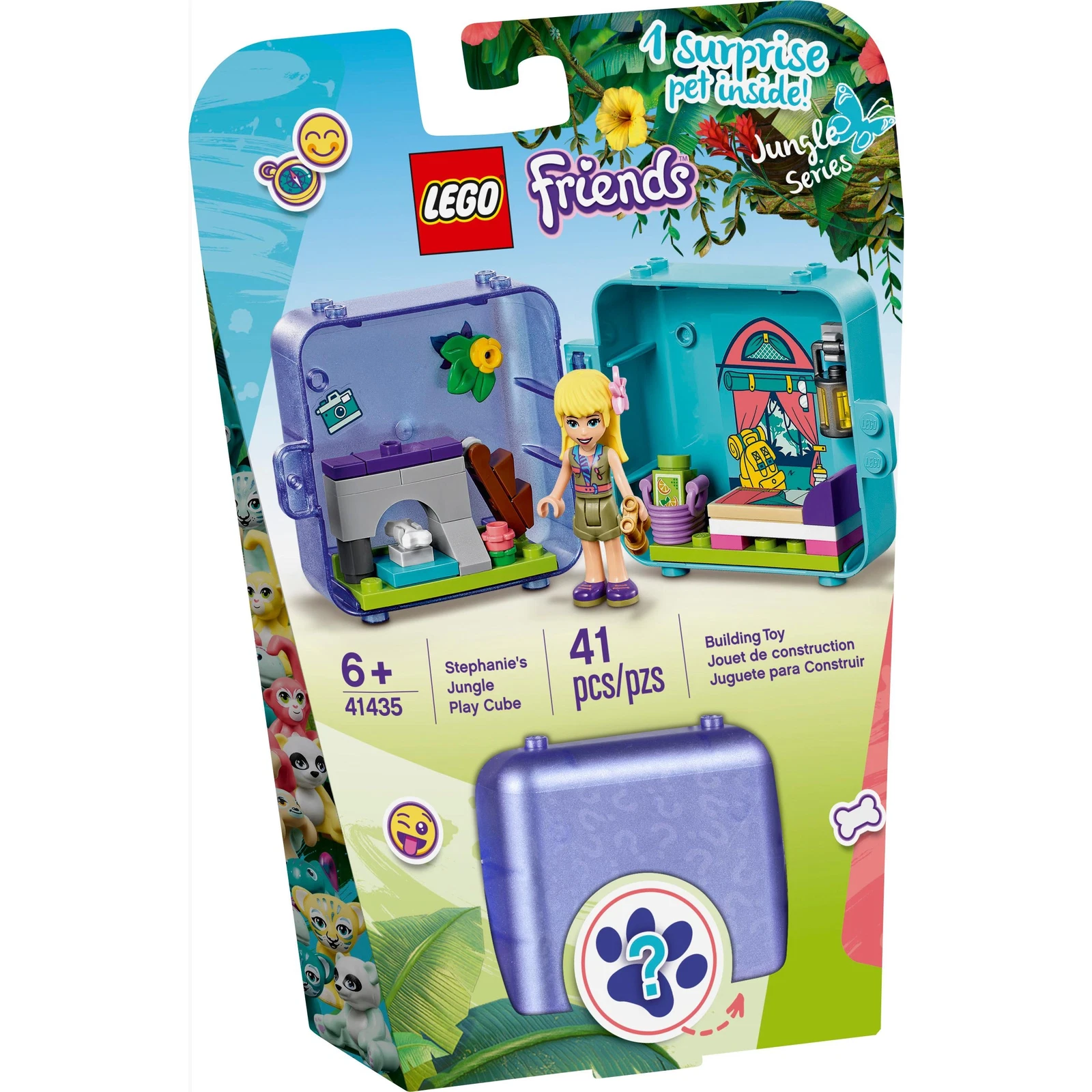 LEGO® Friends Stephanies Dschungel Würfel - Forschungsraum 41435 (1/9) LEGO® Friends Stephanies Dschungel Würfel - Forschungsraum 41435 (1/9)