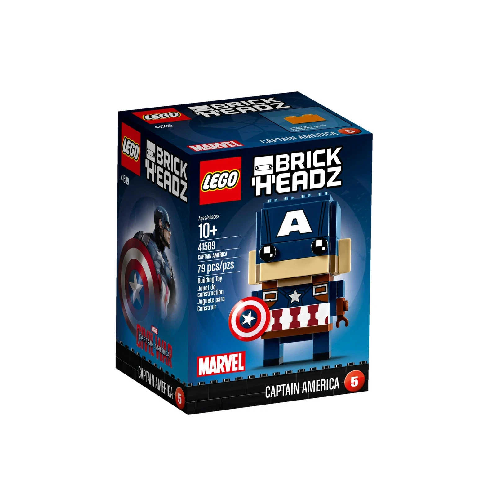 LEGO® BrickHeadz Captain America 41589 (1/2) LEGO® BrickHeadz Captain America 41589 (1/2)