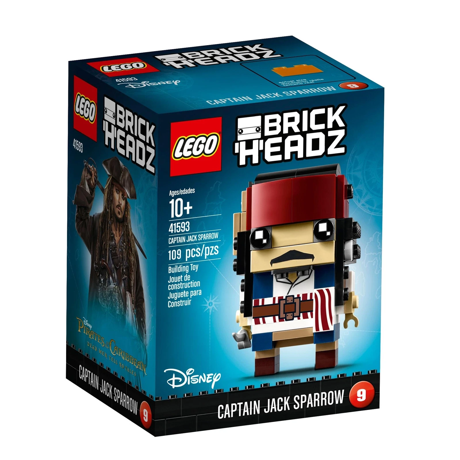 LEGO® BrickHeadz Captain Jack Sparrow 41593 (1/3) LEGO® BrickHeadz Captain Jack Sparrow 41593 (1/3)
