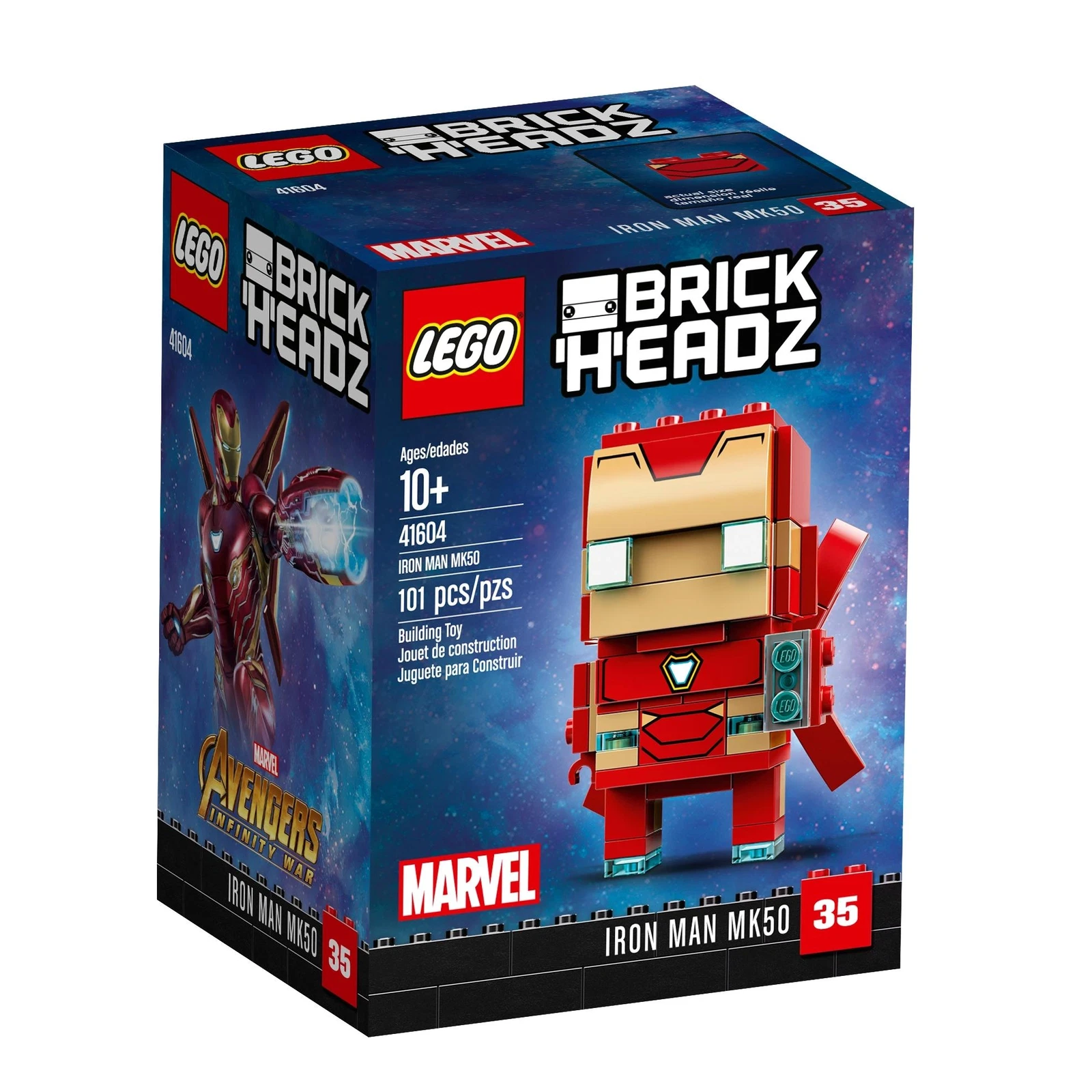LEGO® BrickHeadz Iron Man MK50 41604 (1/5) LEGO® BrickHeadz Iron Man MK50 41604 (1/5)