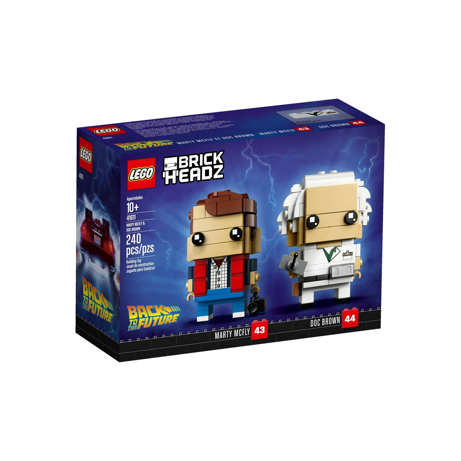 LEGO® BrickHeadz Marty McFly und Doc Brown 41611 (1/3) LEGO® BrickHeadz Marty McFly und Doc Brown 41611 (1/3)
