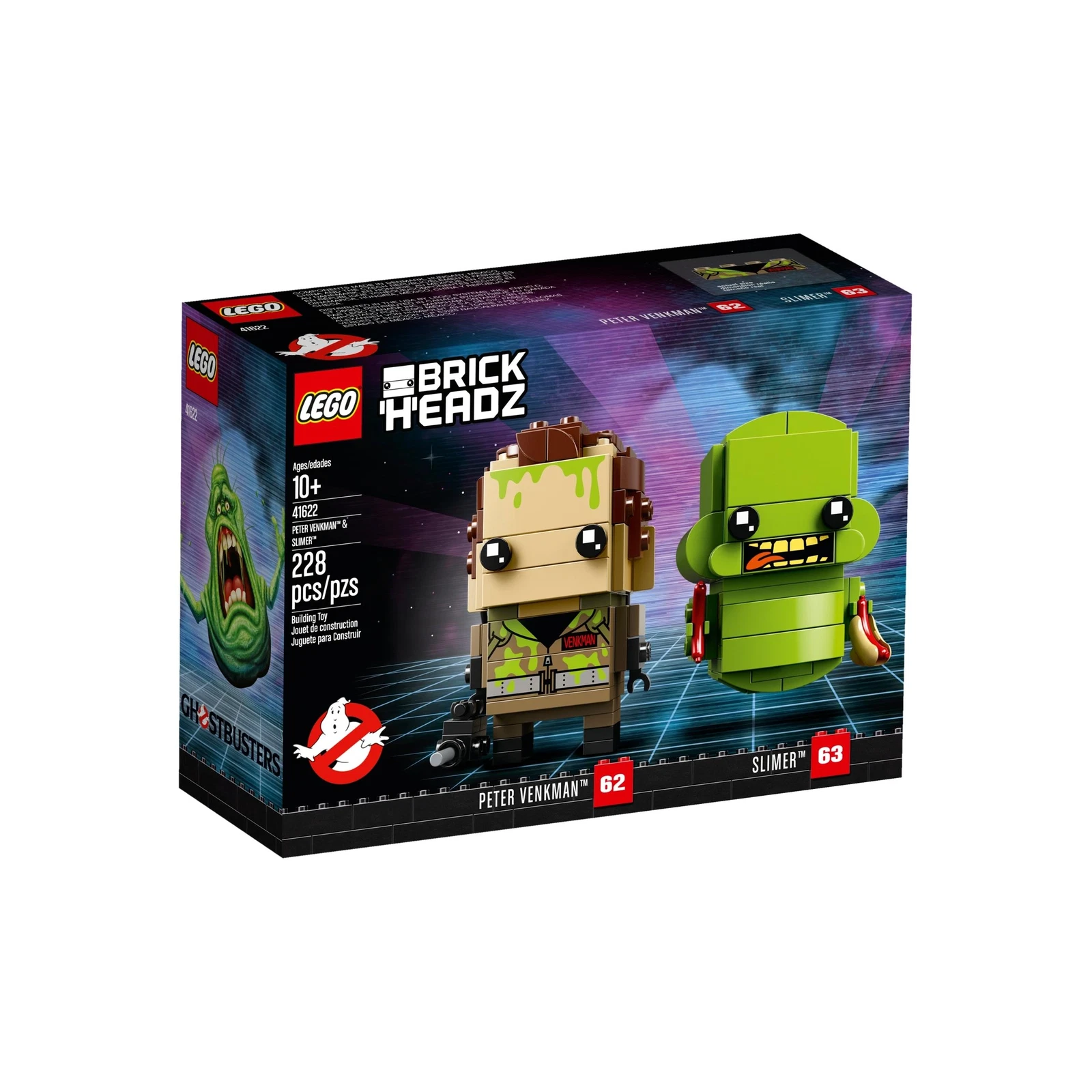 LEGO® BrickHeadz Peter Venkman™ & Slimer™ 41622 (1/4) LEGO® BrickHeadz Peter Venkman™ & Slimer™ 41622 (1/4)