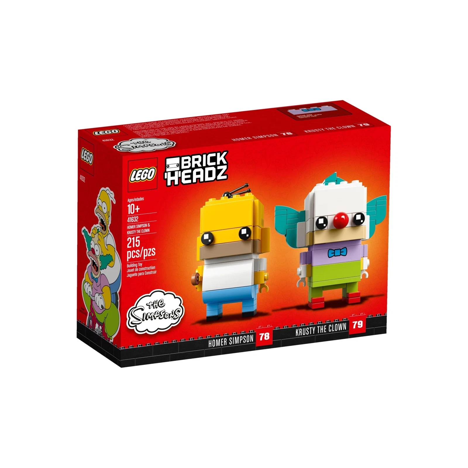 LEGO® BrickHeadz Homer Simpson & Krusty the Clown 41632 (1/3) LEGO® BrickHeadz Homer Simpson & Krusty the Clown 41632 (1/3)