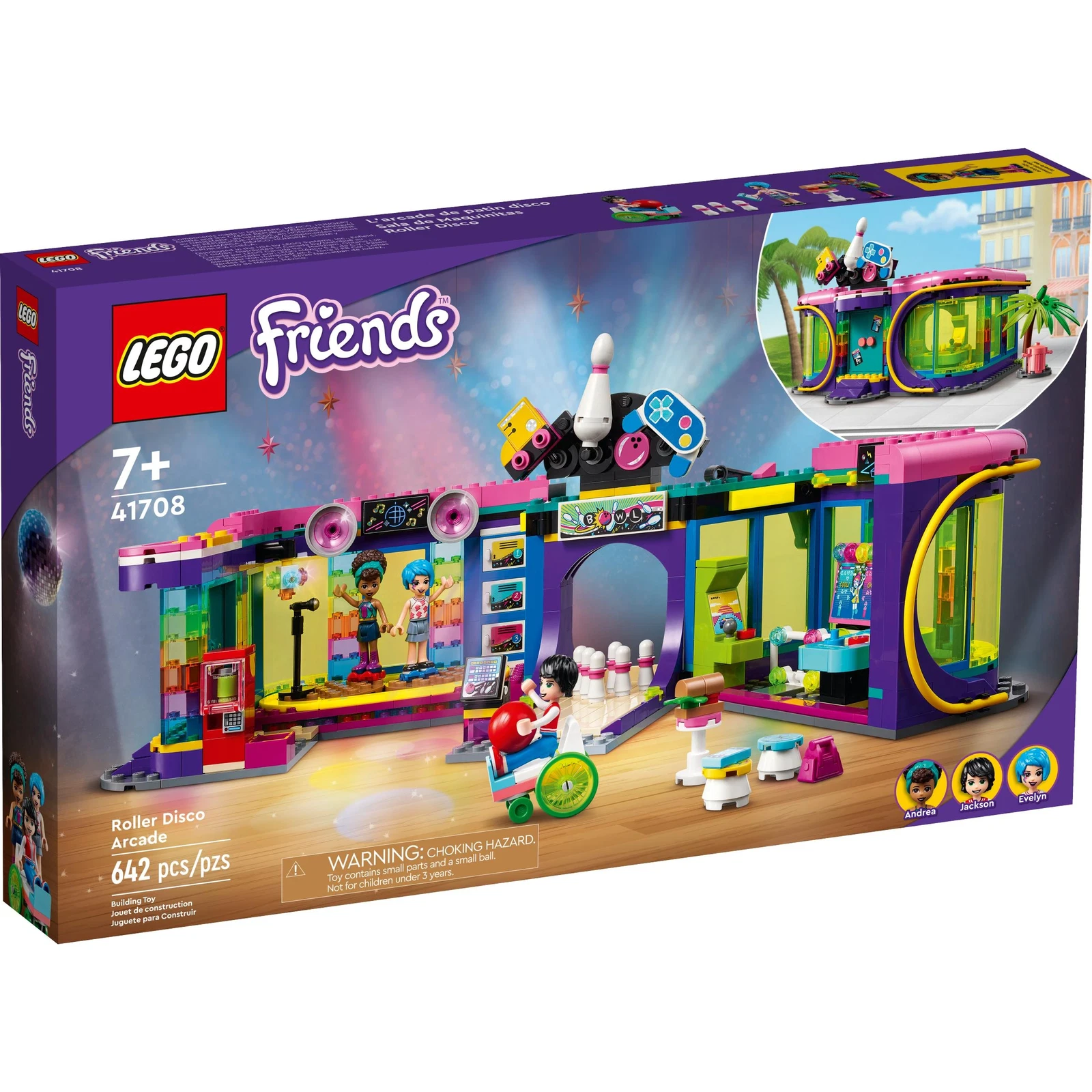 LEGO® Friends Rolschaatsdisco speelhal 41708 (1/9) LEGO® Friends Rolschaatsdisco speelhal 41708 (1/9)