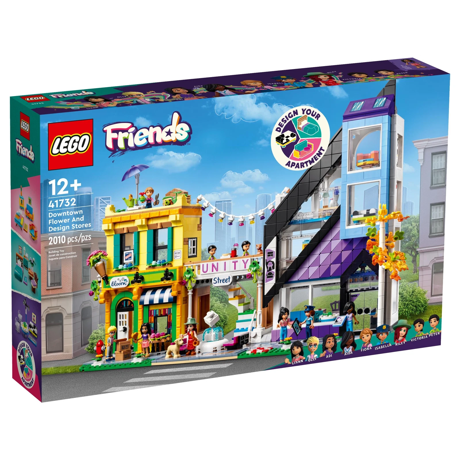 Lego® Friends Downtown Flower and Design Stores 41732