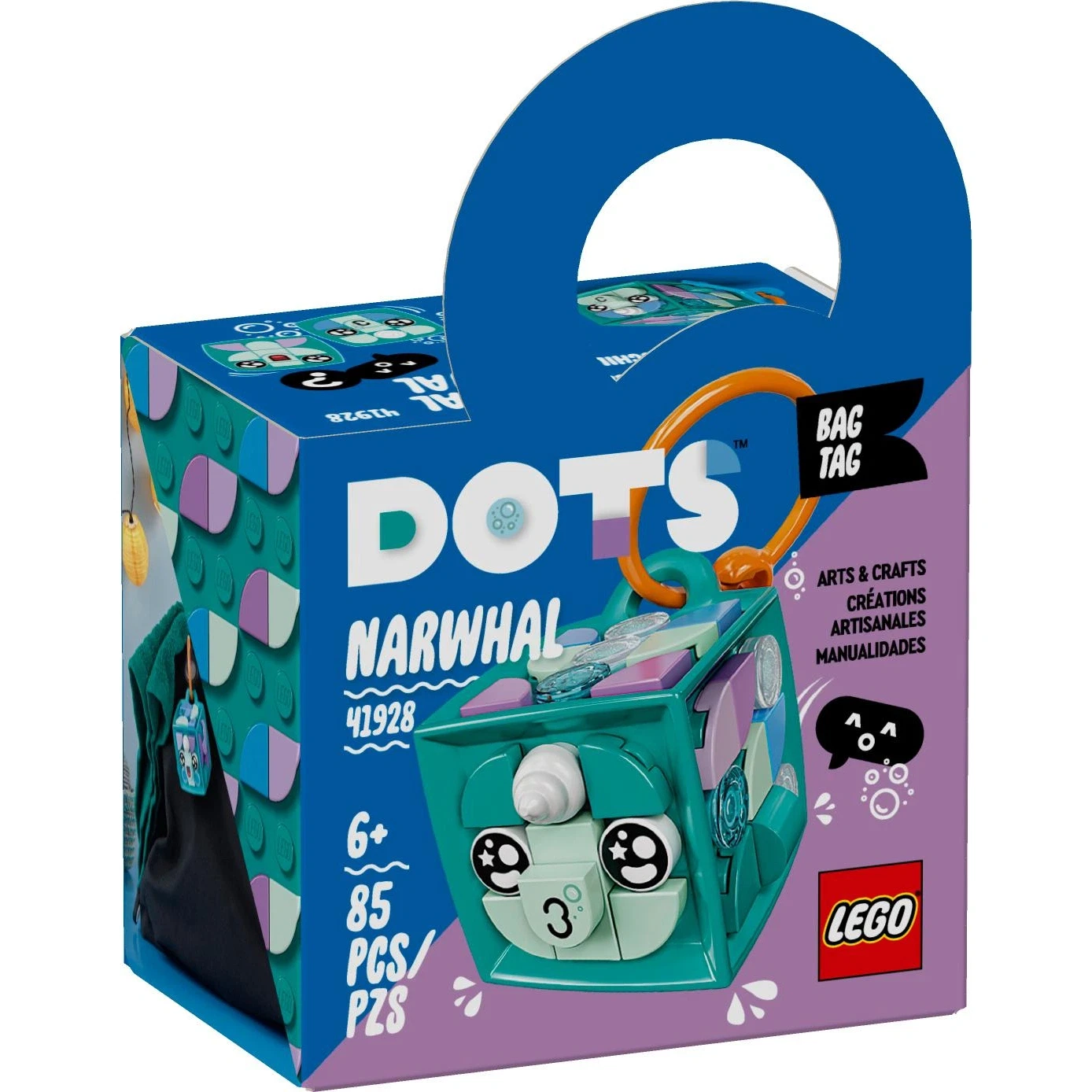 LEGO® DOTS Taschenanhänger Narwal 41928 (1/11) LEGO® DOTS Taschenanhänger Narwal 41928 (1/11)