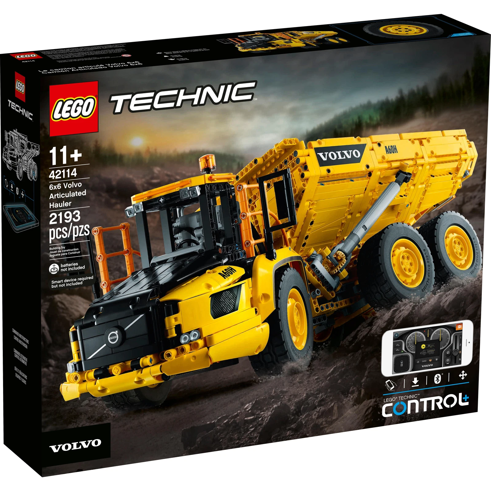 LEGO® Technic 6x6 Volvo Articulated Hauler 42114 (1/17) LEGO® Technic 6x6 Volvo Articulated Hauler 42114 (1/17)