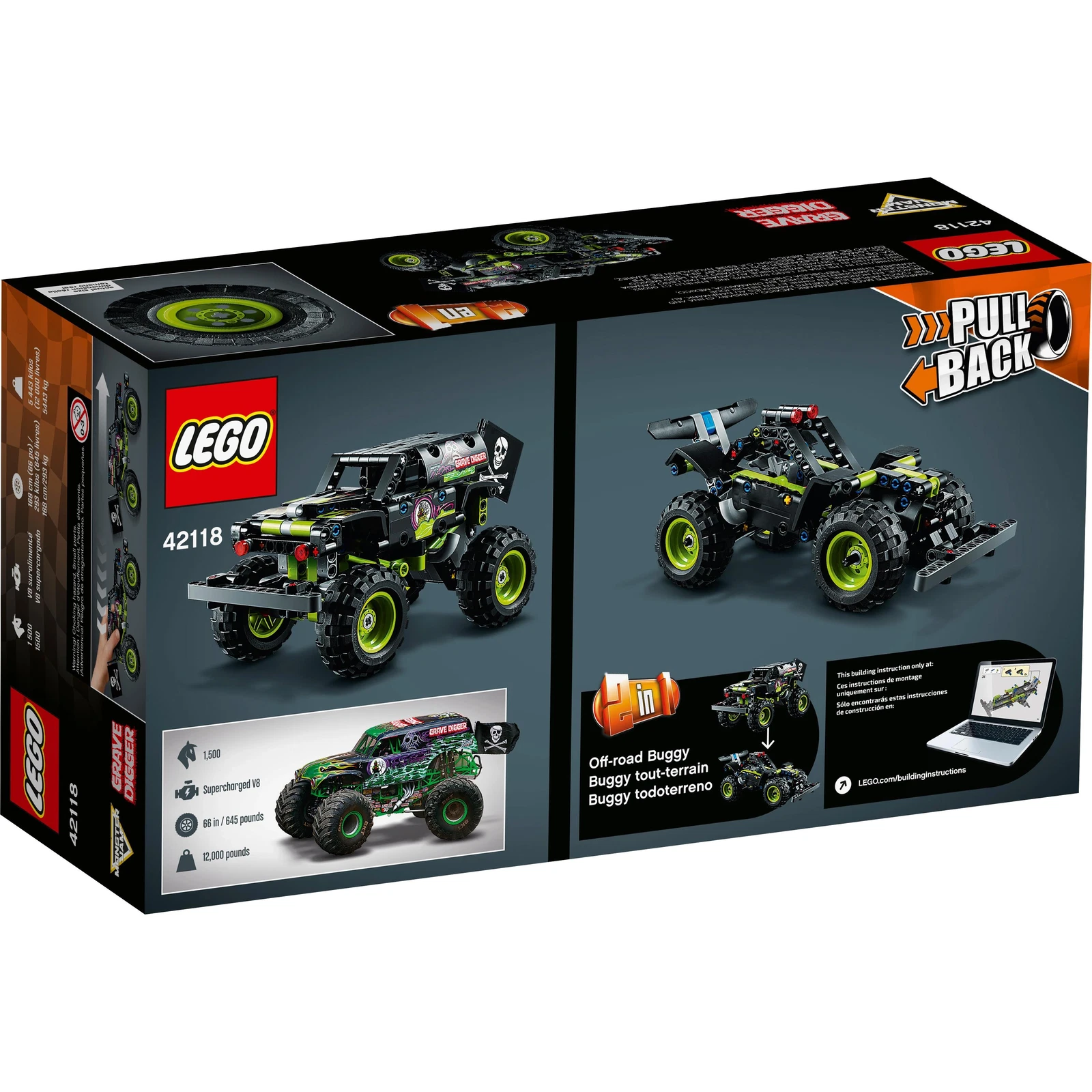 LEGO® Monster Jam Grave Digger 42118 | 🇬🇧 Price Comparison