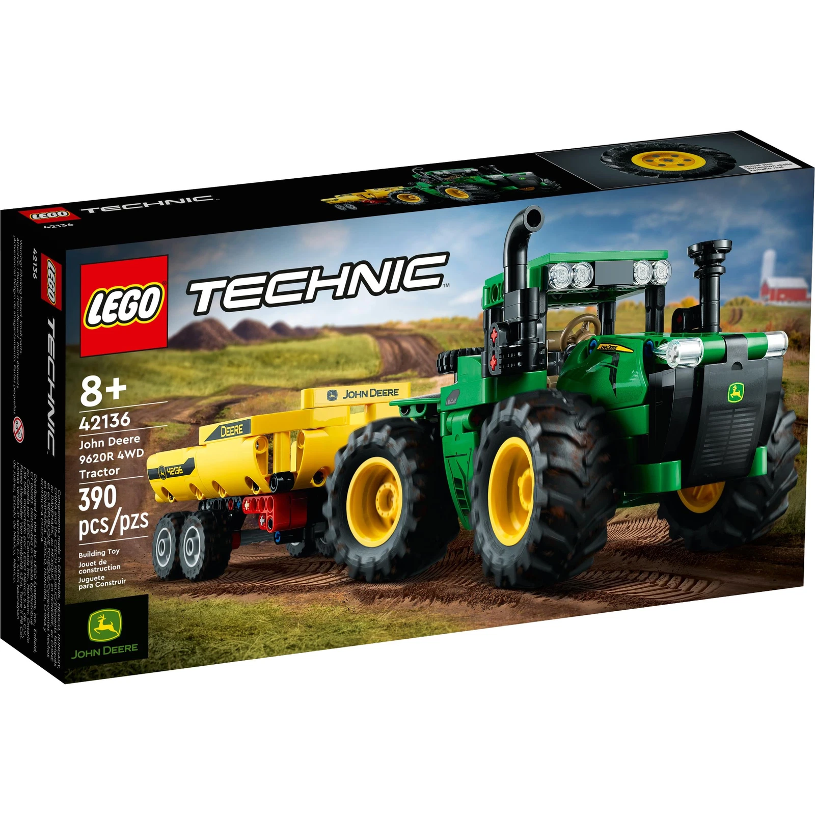 LEGO® Technic John Deere 9620R 4WD Tractor 42136 (1/9) LEGO® Technic John Deere 9620R 4WD Tractor 42136 (1/9)