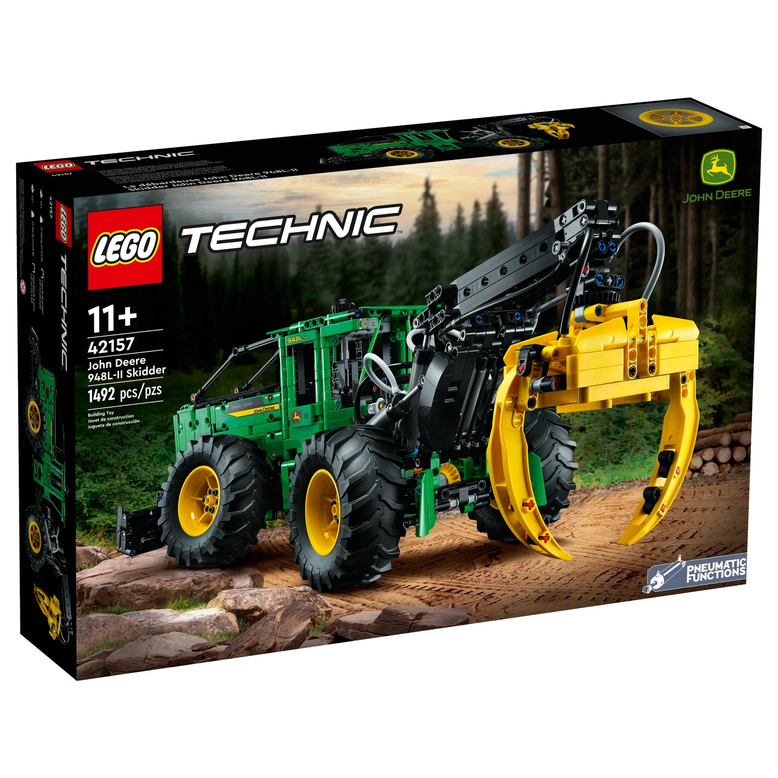 LEGO® Technic John Deere 948L-II Skidder 42157 (1/9) LEGO® Technic John Deere 948L-II Skidder 42157 (1/9)