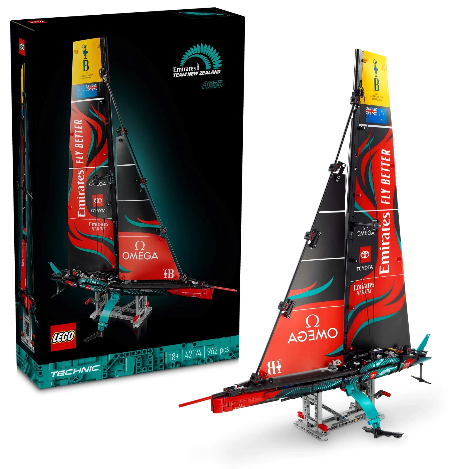 LEGO® Emirates Team New Zealand AC75 Yacht 42174 | 🇺🇸 Price