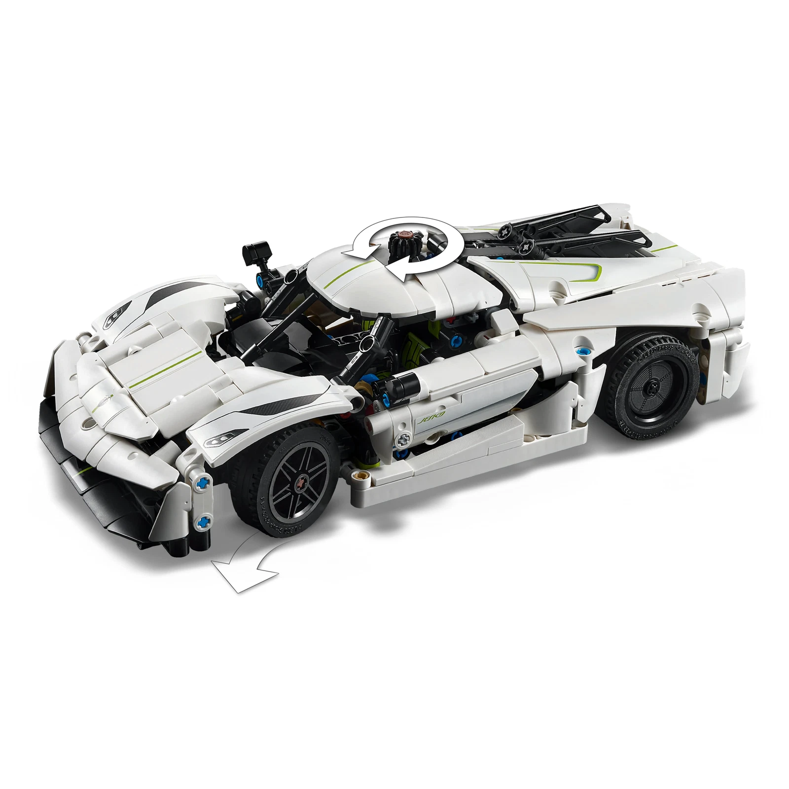 LEGO® 42184 Koenigsegg Jesko Absolut White Hypercar – market value
