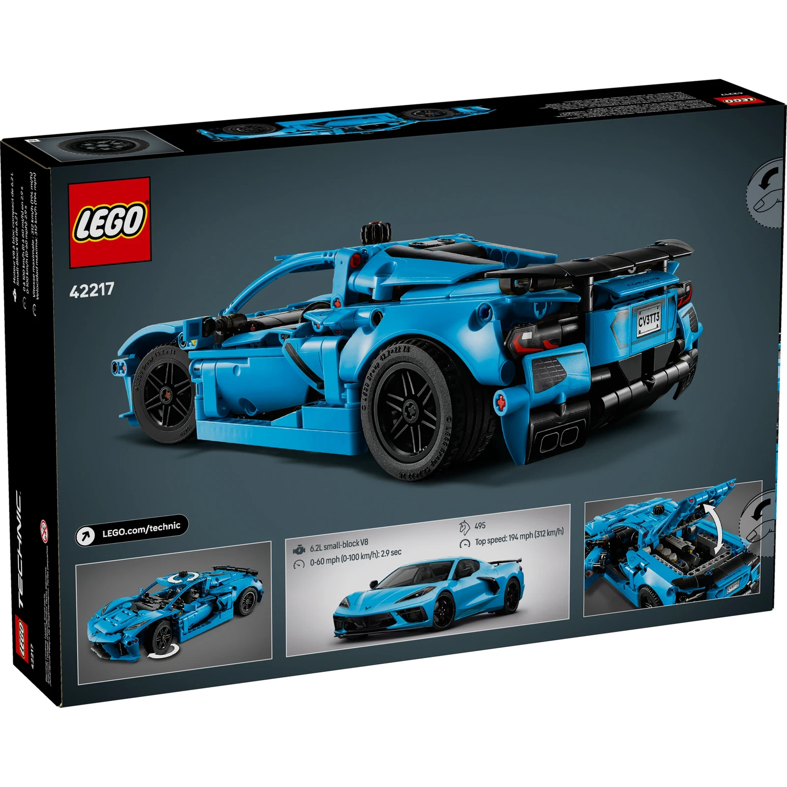 LEGO® Chevrolet Corvette Stingray Blue 42217 – Price Comparison