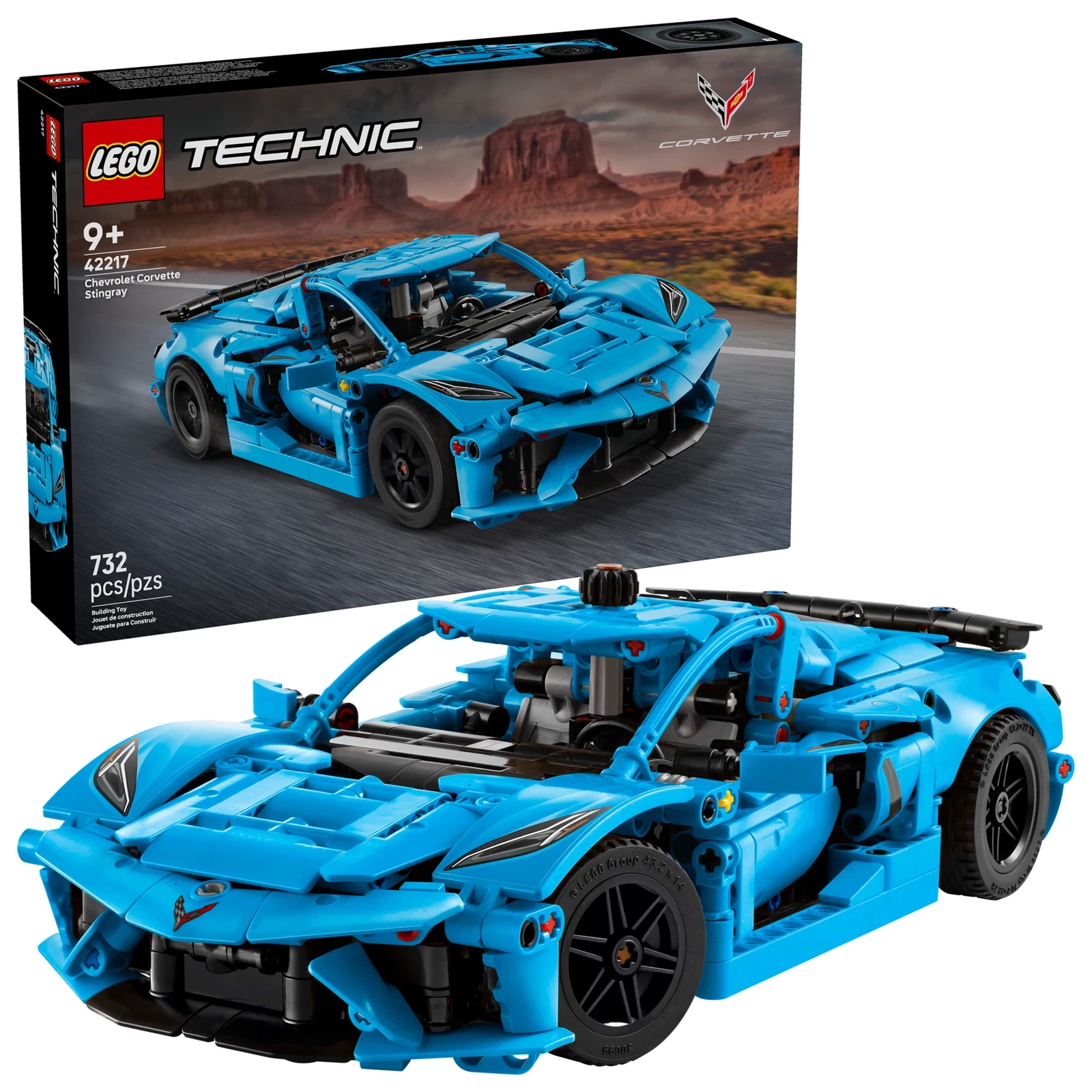 LEGO® Technic Chevrolet Corvette Stingray bleue 42217 (1/12) LEGO® Technic Chevrolet Corvette Stingray bleue 42217 (1/12)