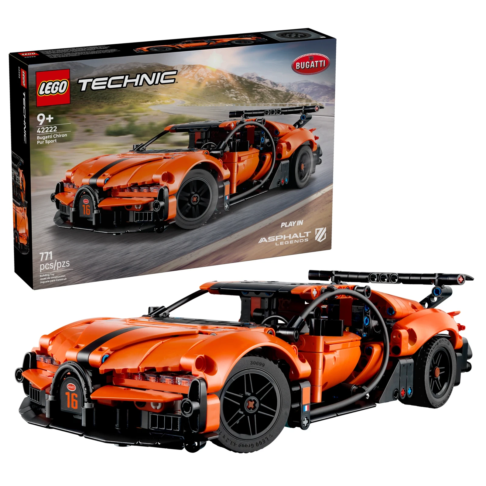 LEGO® Technic Hypercar Bugatti Chiron Pur Sport 42222 (1/7) LEGO® Technic Hypercar Bugatti Chiron Pur Sport 42222 (1/7)