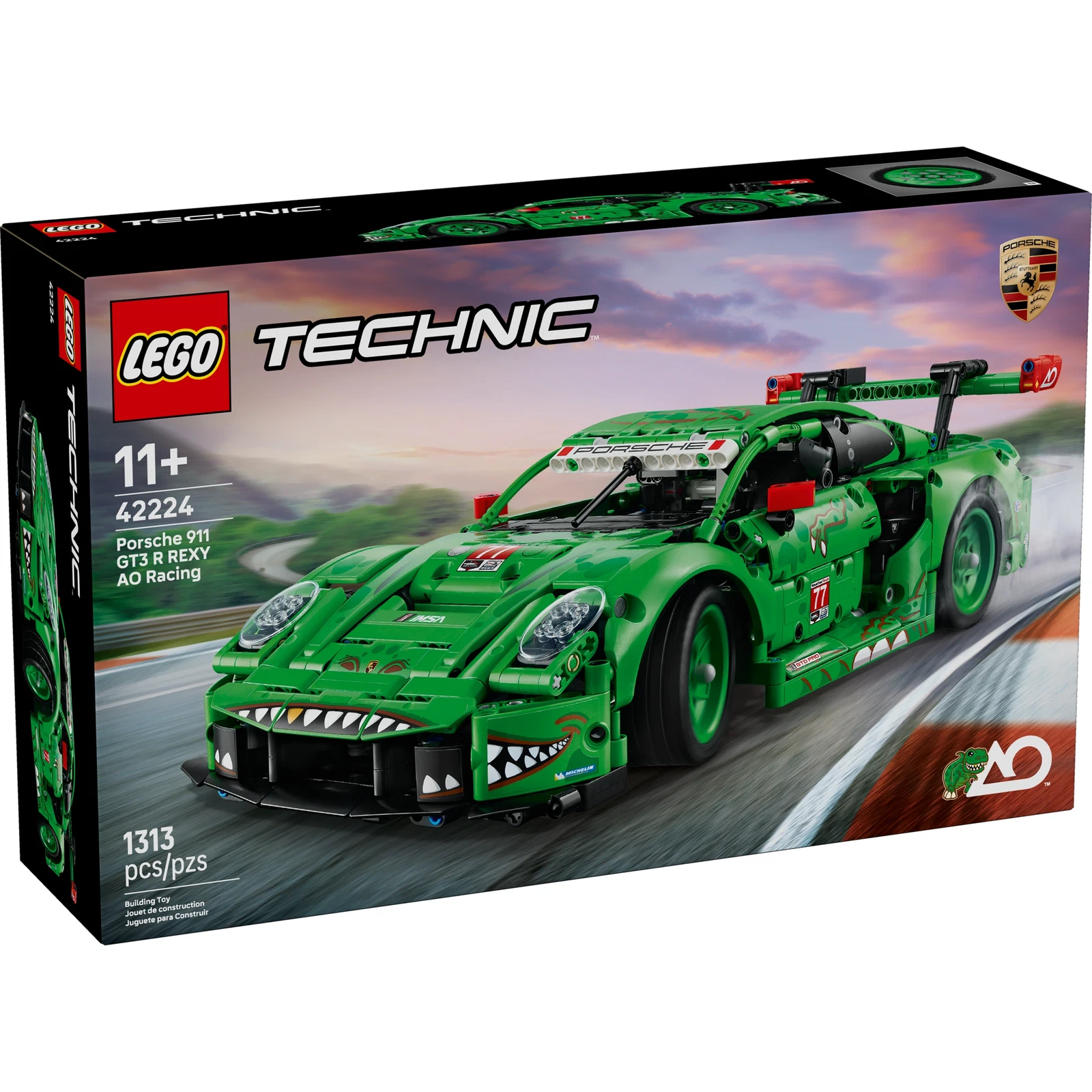 LEGO® Technic Porsche 911 GT3 R REXY AO Racing Car 42224 (1/12) LEGO® Technic Porsche 911 GT3 R REXY AO Racing Car 42224 (1/12)