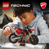 LEGO® Technic Ducati Desmo450 MX Factory Motorrad 42238 (14/28)