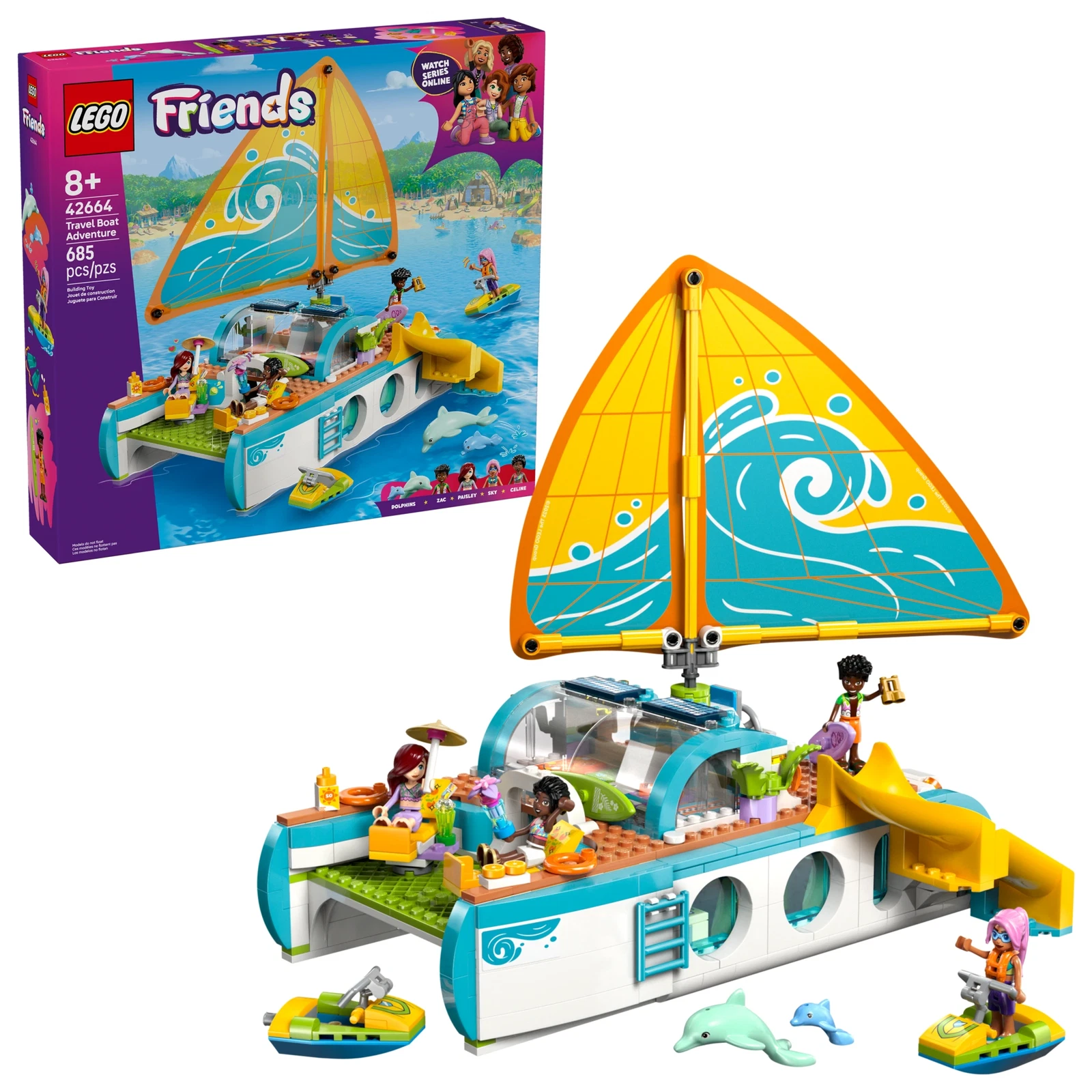 LEGO® Friends Travel Boat Adventure 42664 (1/12) LEGO® Friends Travel Boat Adventure 42664 (1/12)